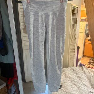 Lululemon Train Times 7/8 Pant *25" - White/Grey, Size 8